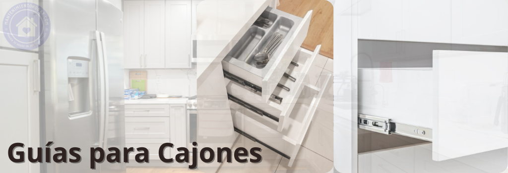 Tipos de guías para cajones