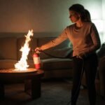 Pequeño incendio en el comedor