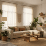 Casa limpia y organizada con luz natural