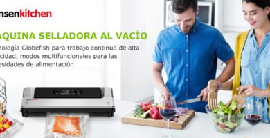 Bonsenkitchen Envasadora al Vacío 4 en 1 para Uso Doméstico y Comercial